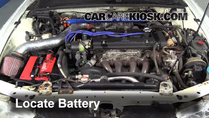 1995 Honda Prelude Si 2.3L 4 Cyl. Battery Replace